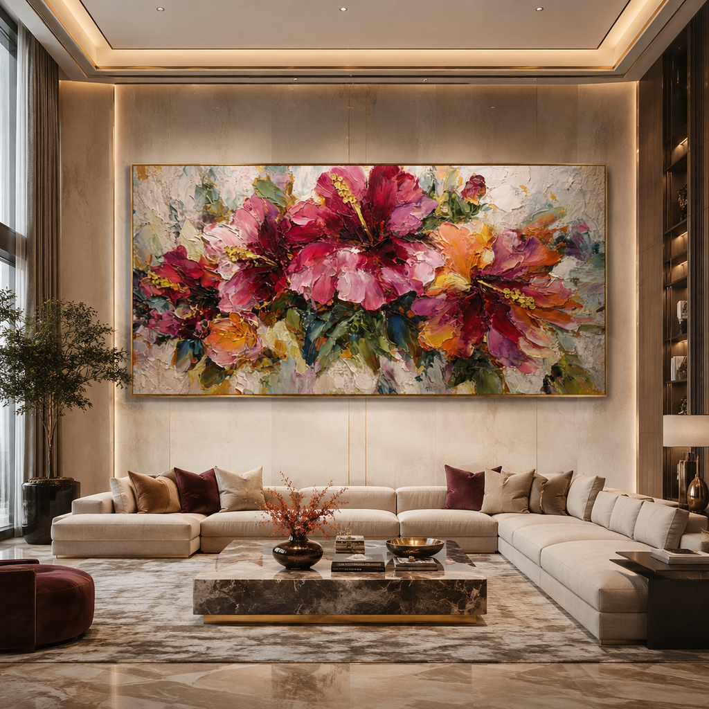 AVIORART Florals in Motion Wall Art Canvas
