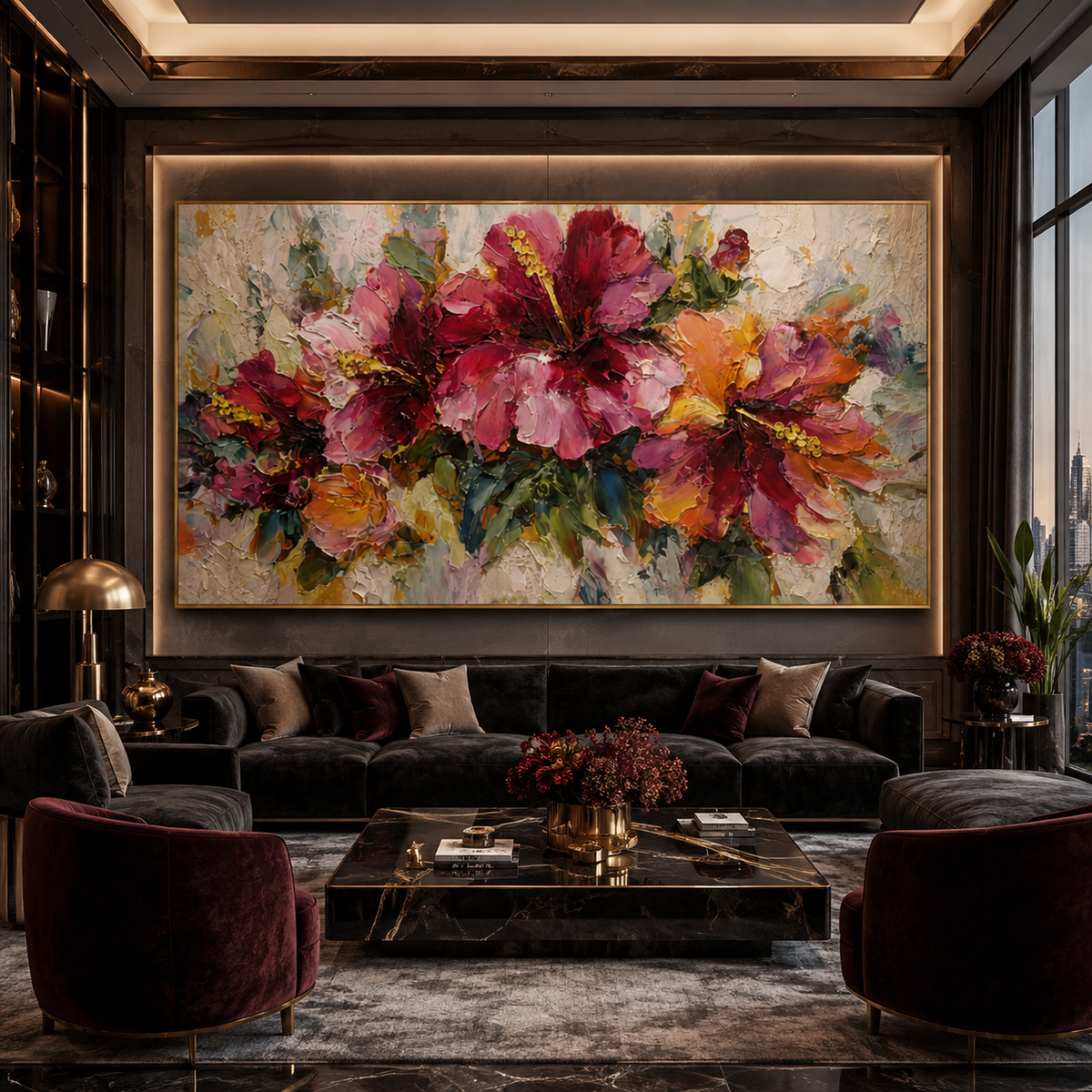 AVIORART Florals in Motion Wall Art Canvas