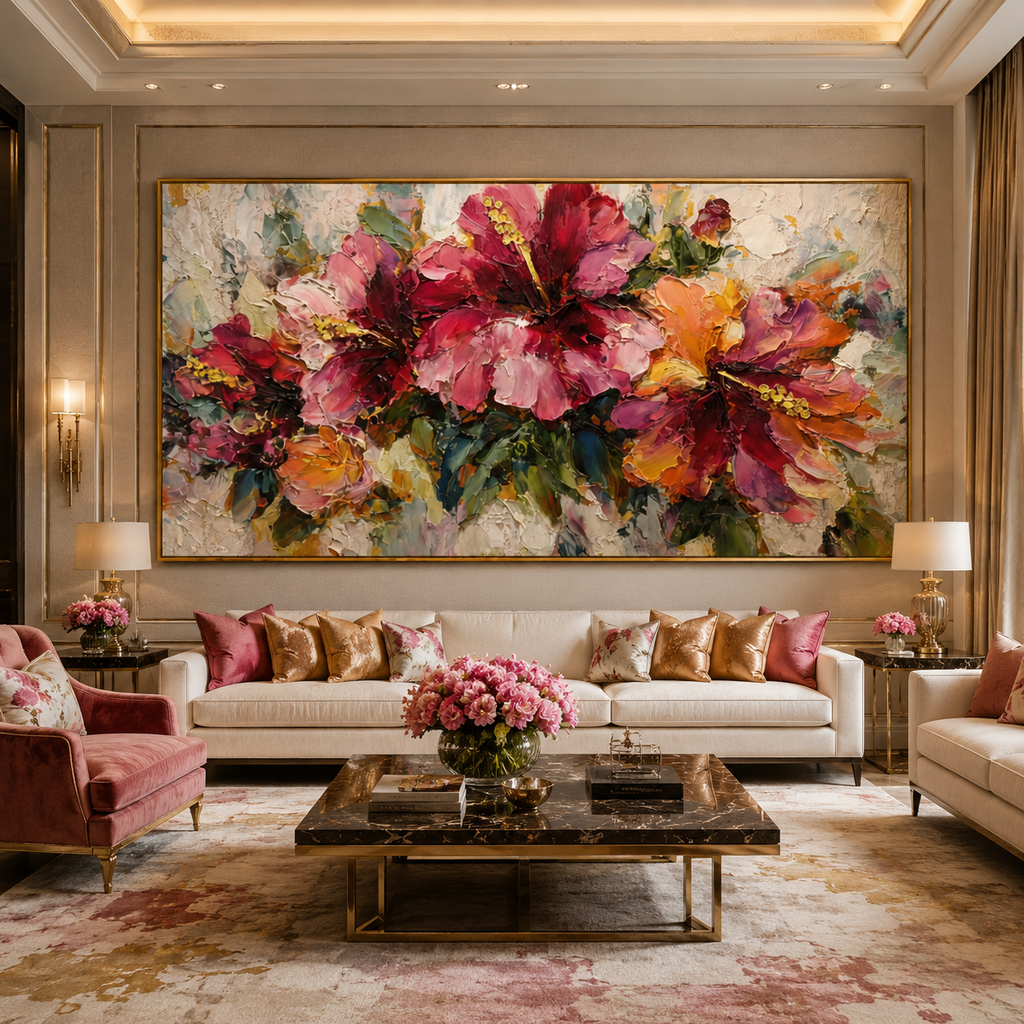 AVIORART Florals in Motion Wall Art Canvas