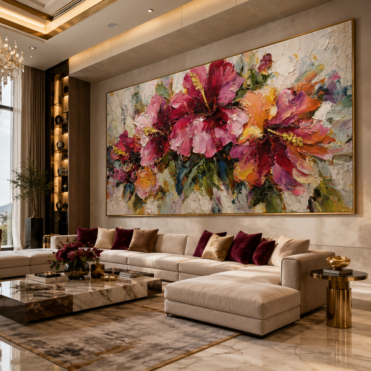 AVIORART Florals in Motion Wall Art Canvas