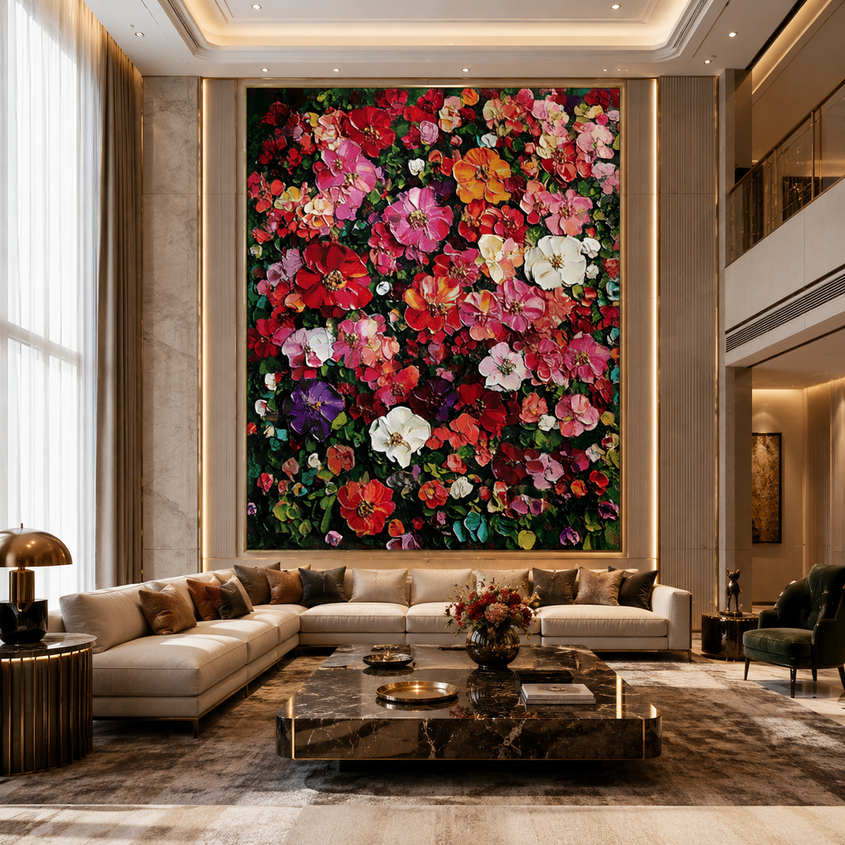AVIORART Flourish Wall Art Canvas