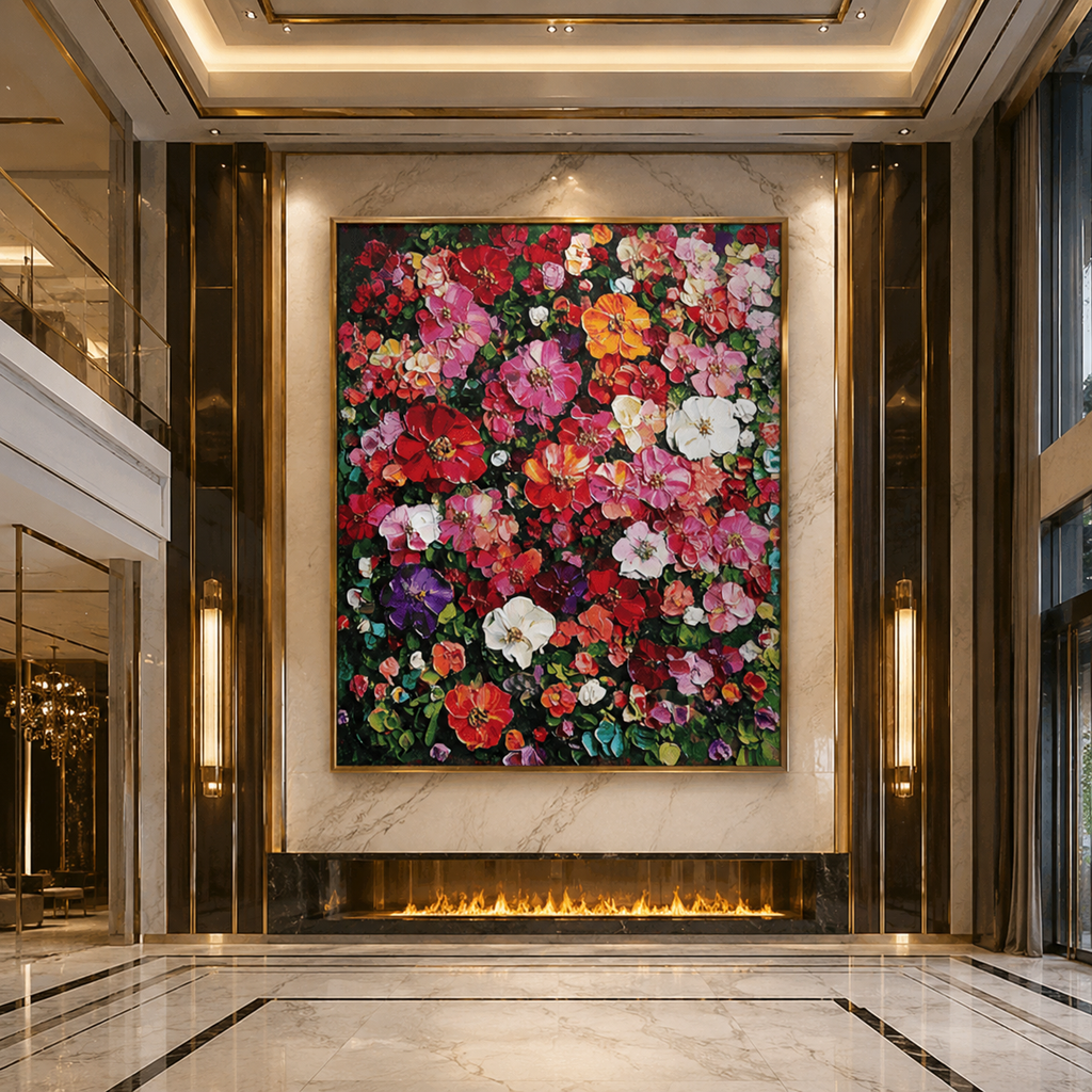 AVIORART Flourish Wall Art Canvas