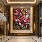 AVIORART Flourish Wall Art Canvas