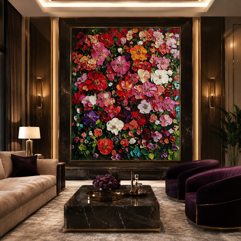 AVIORART Flourish Wall Art Canvas