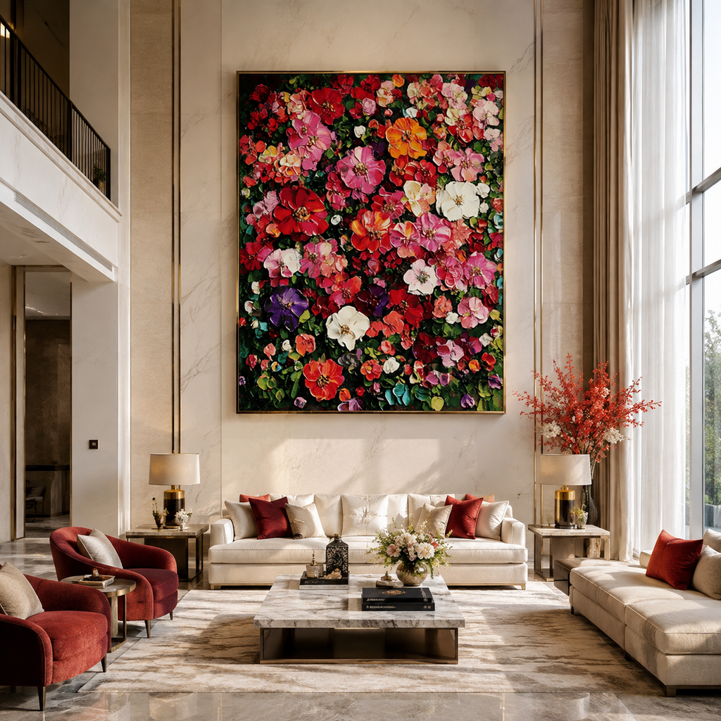AVIORART Flourish Wall Art Canvas