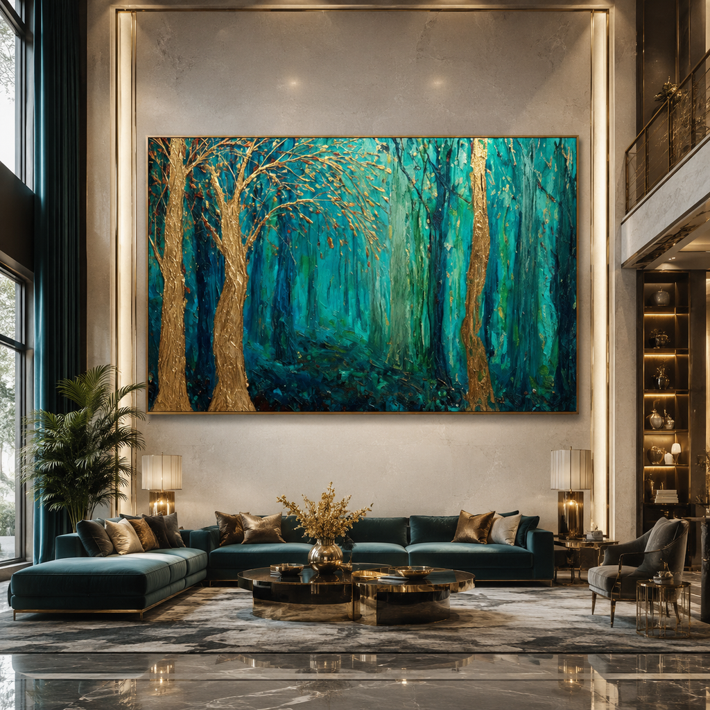 AVIORART Forest of Light Wall Art Canvas