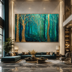 AVIORART Forest of Light Wall Art Canvas
