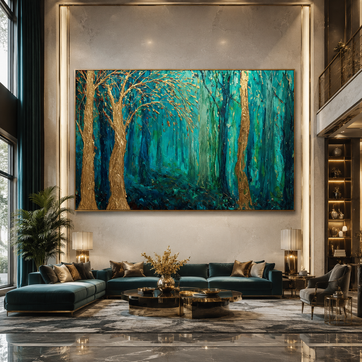 AVIORART Forest of Light Wall Art Canvas
