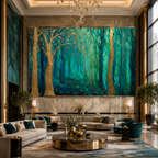 AVIORART Forest of Light Wall Art Canvas