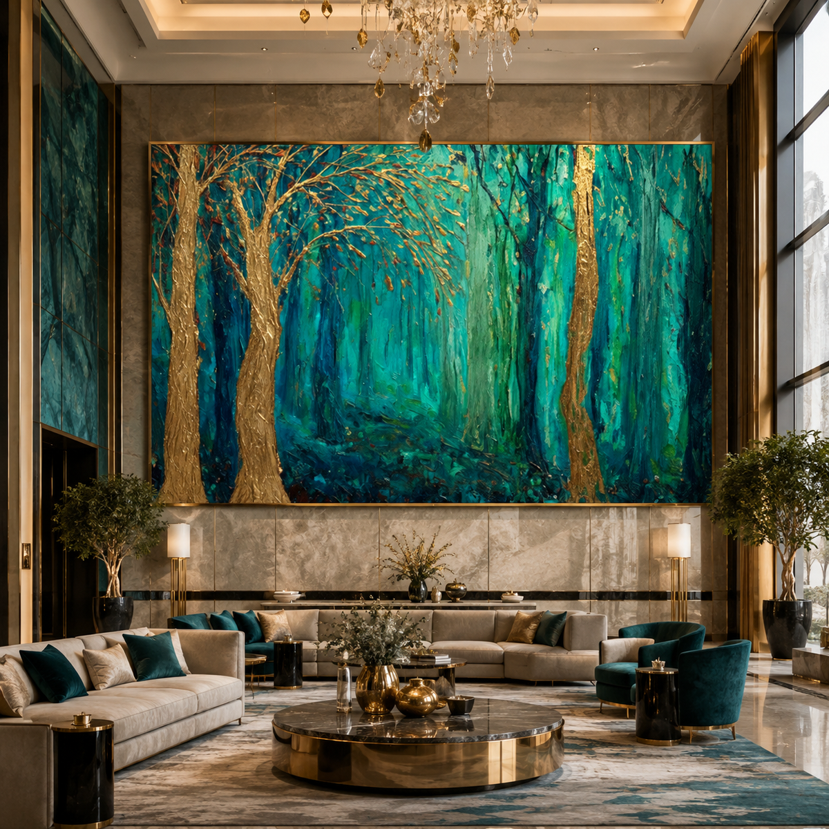 AVIORART Forest of Light Wall Art Canvas