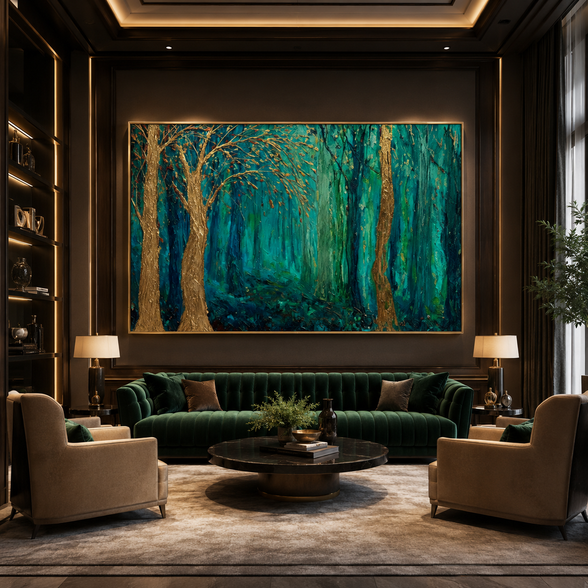 AVIORART Forest of Light Wall Art Canvas