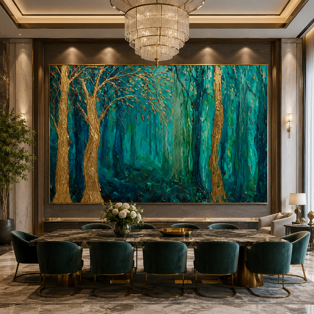AVIORART Forest of Light Wall Art Canvas