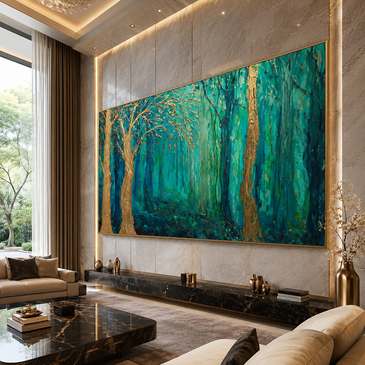 AVIORART Forest of Light Wall Art Canvas