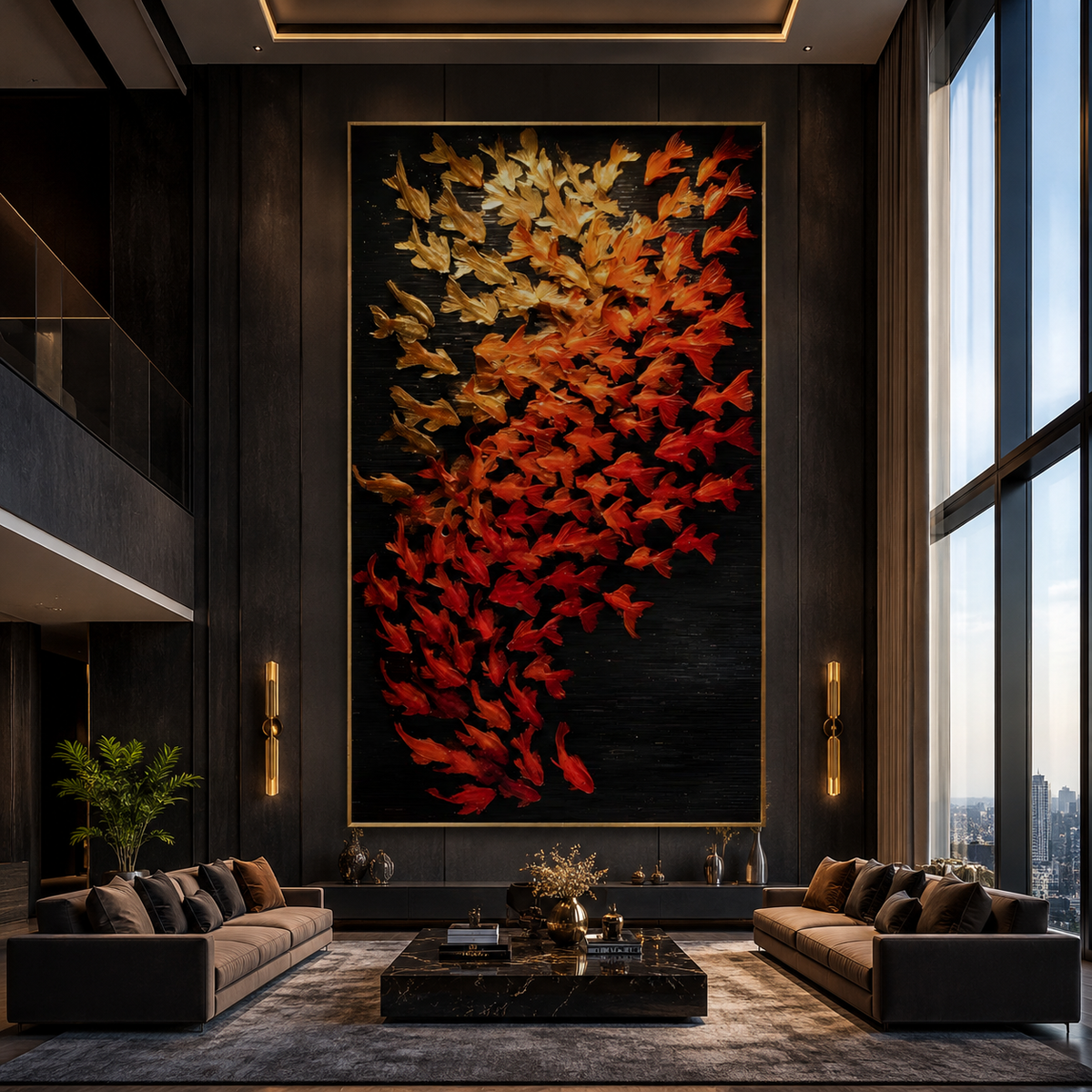 AVIORART Fortune's Flow Wall Art Canvas