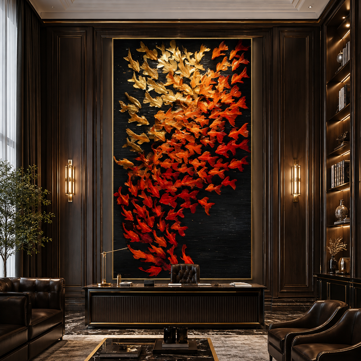 AVIORART Fortune's Flow Wall Art Canvas