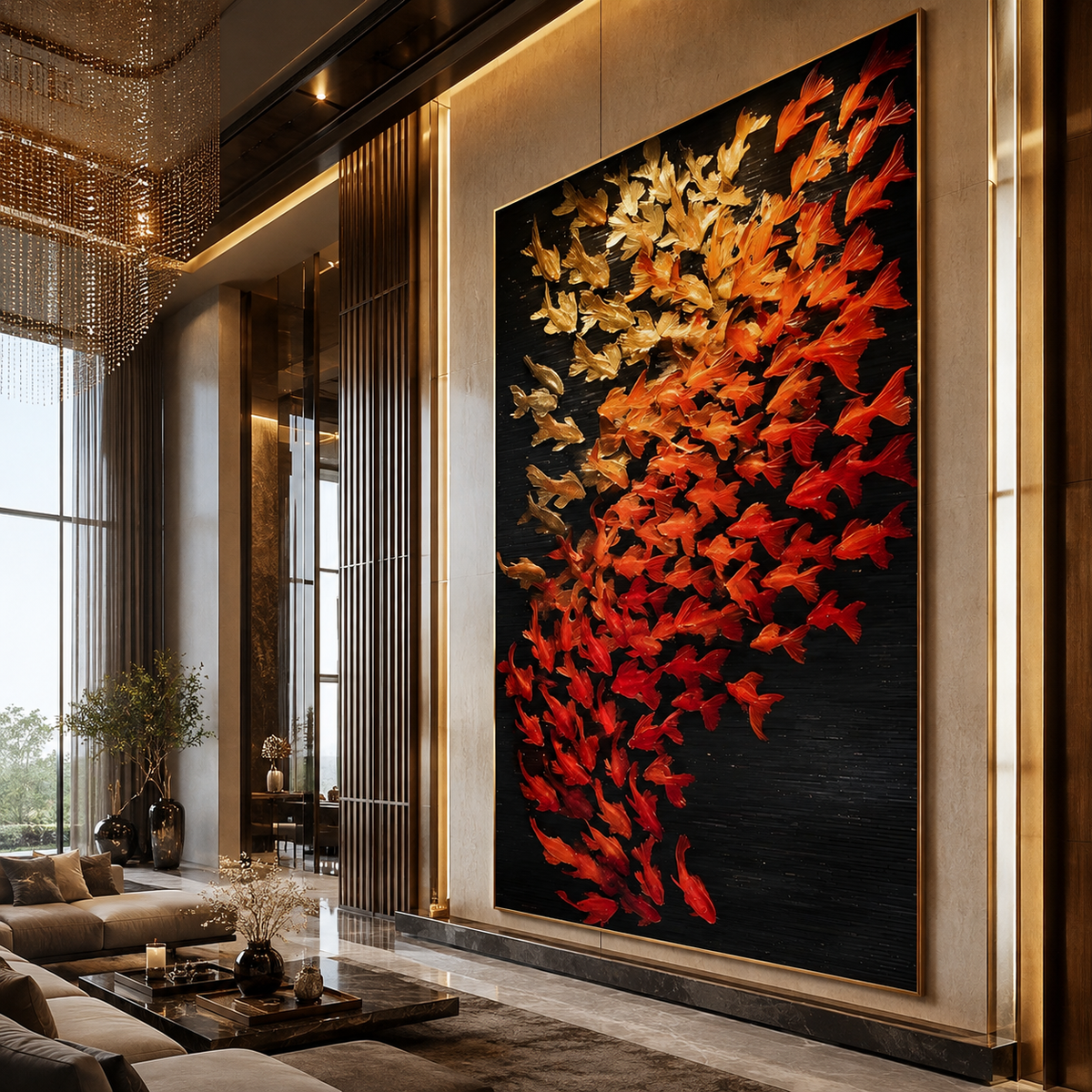 AVIORART Fortune's Flow Wall Art Canvas