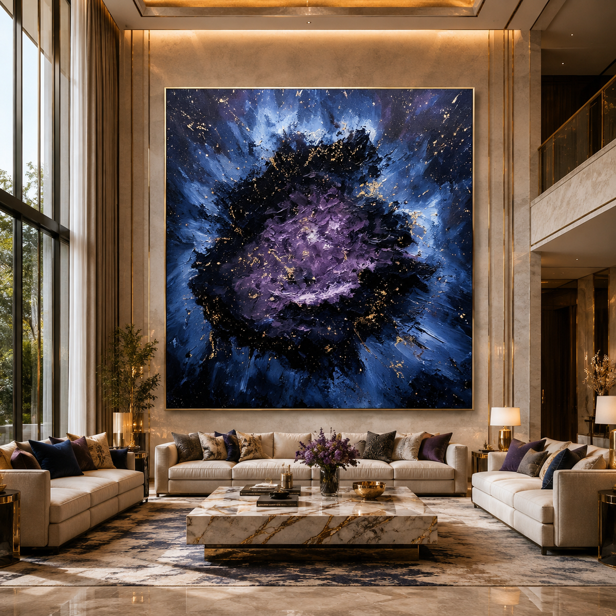 AVIORART Galaxy Core Wall Art Canvas