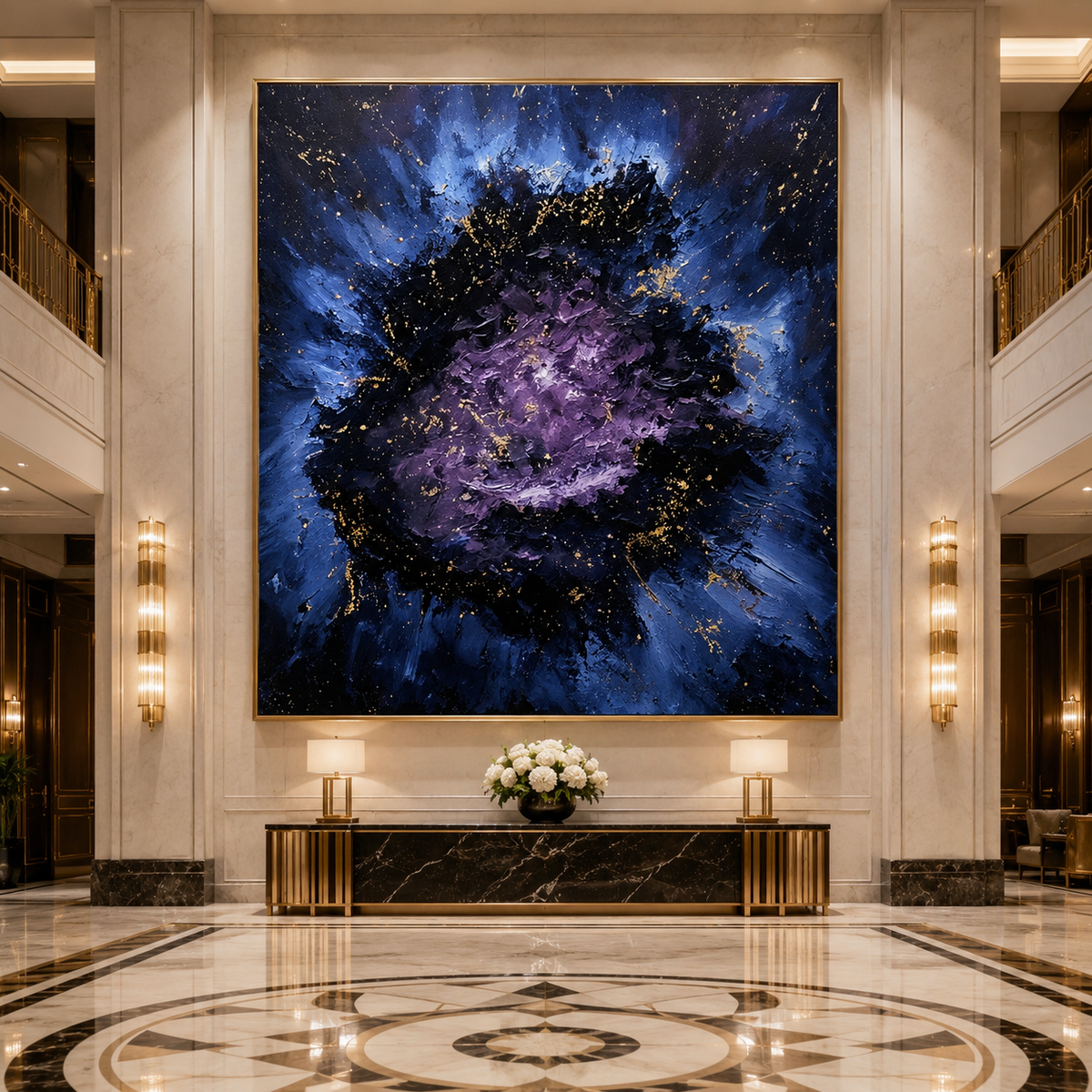 AVIORART Galaxy Core Wall Art Canvas