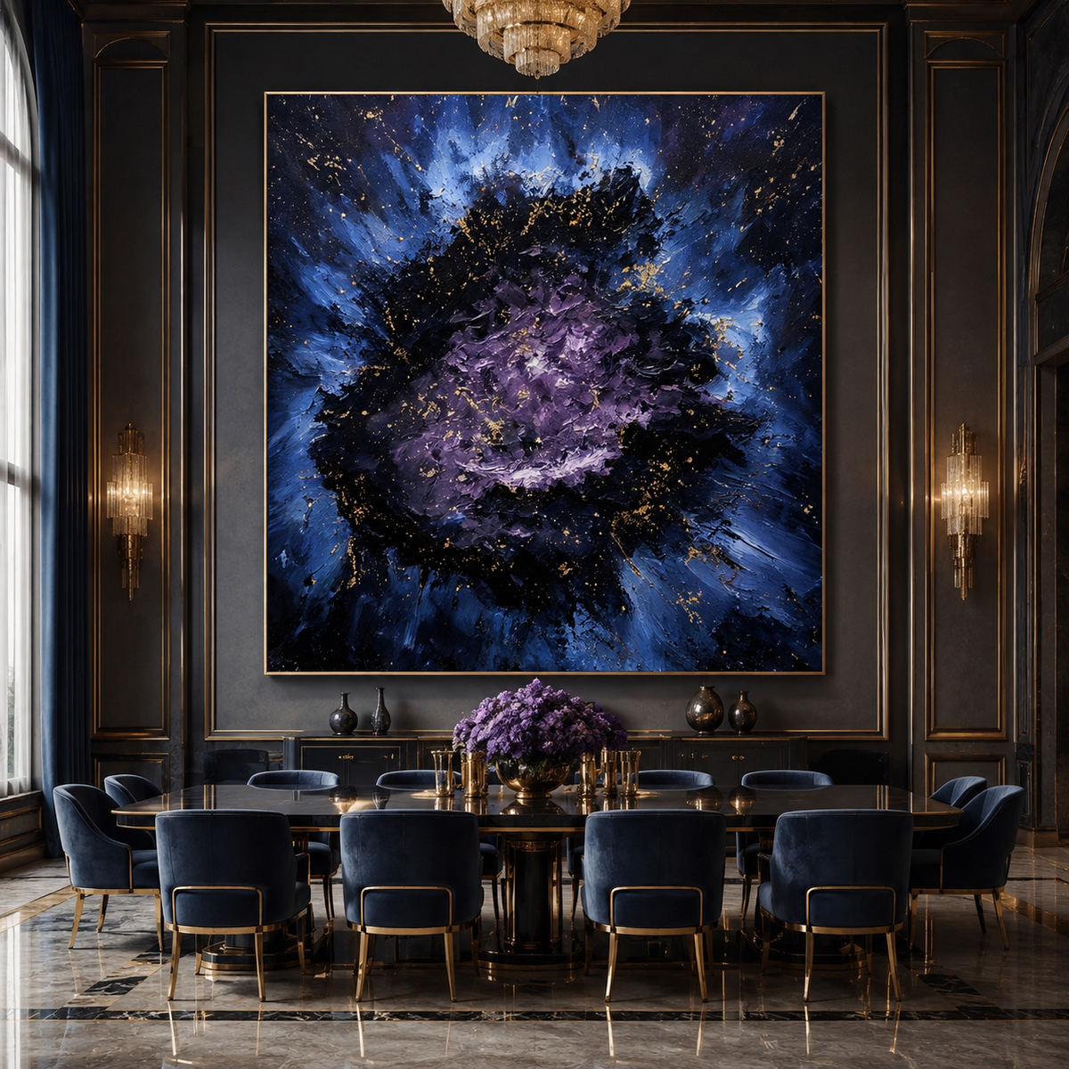 AVIORART Galaxy Core Wall Art Canvas