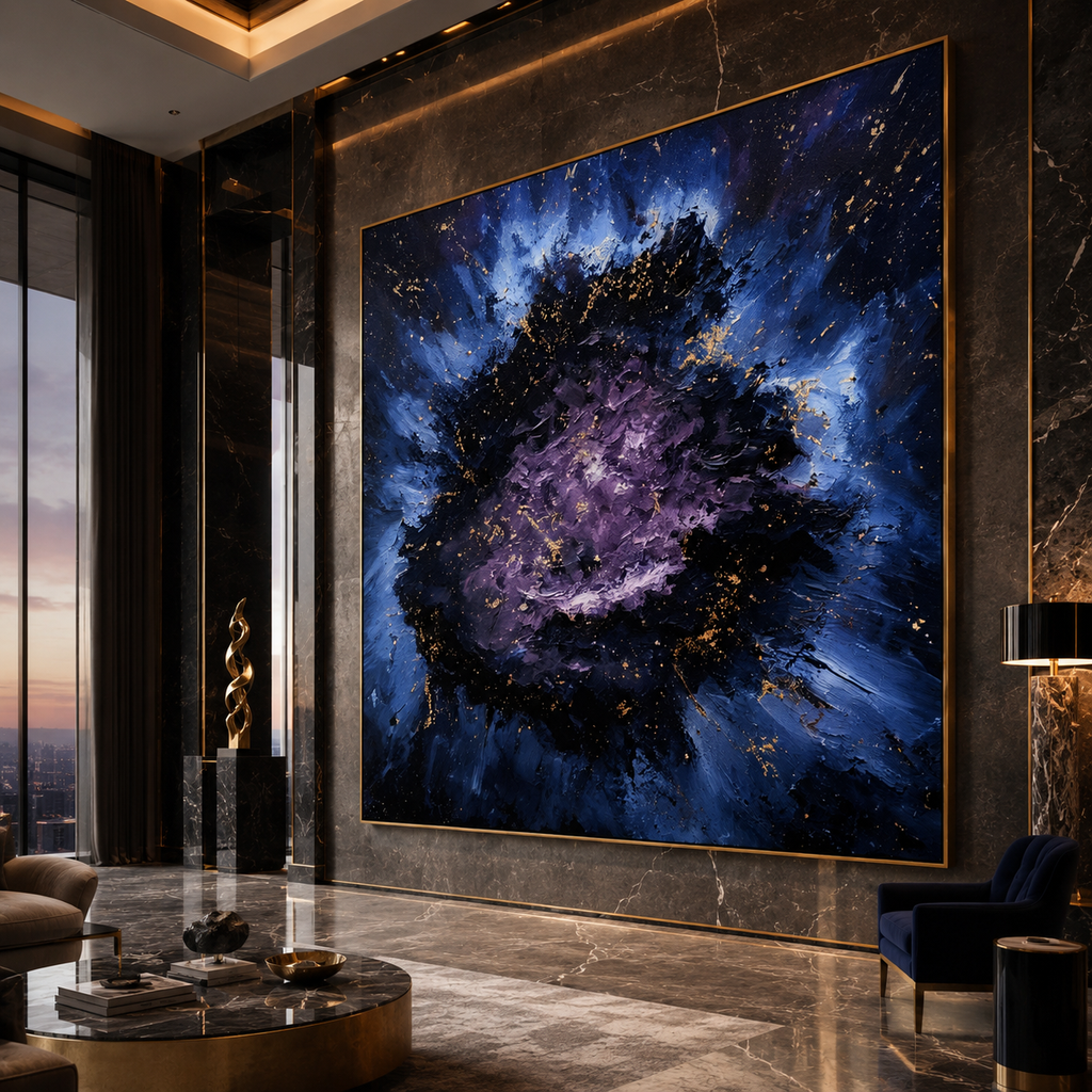 AVIORART Galaxy Core Wall Art Canvas