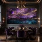 AVIORART Galaxy Flow Wall Art Canvas