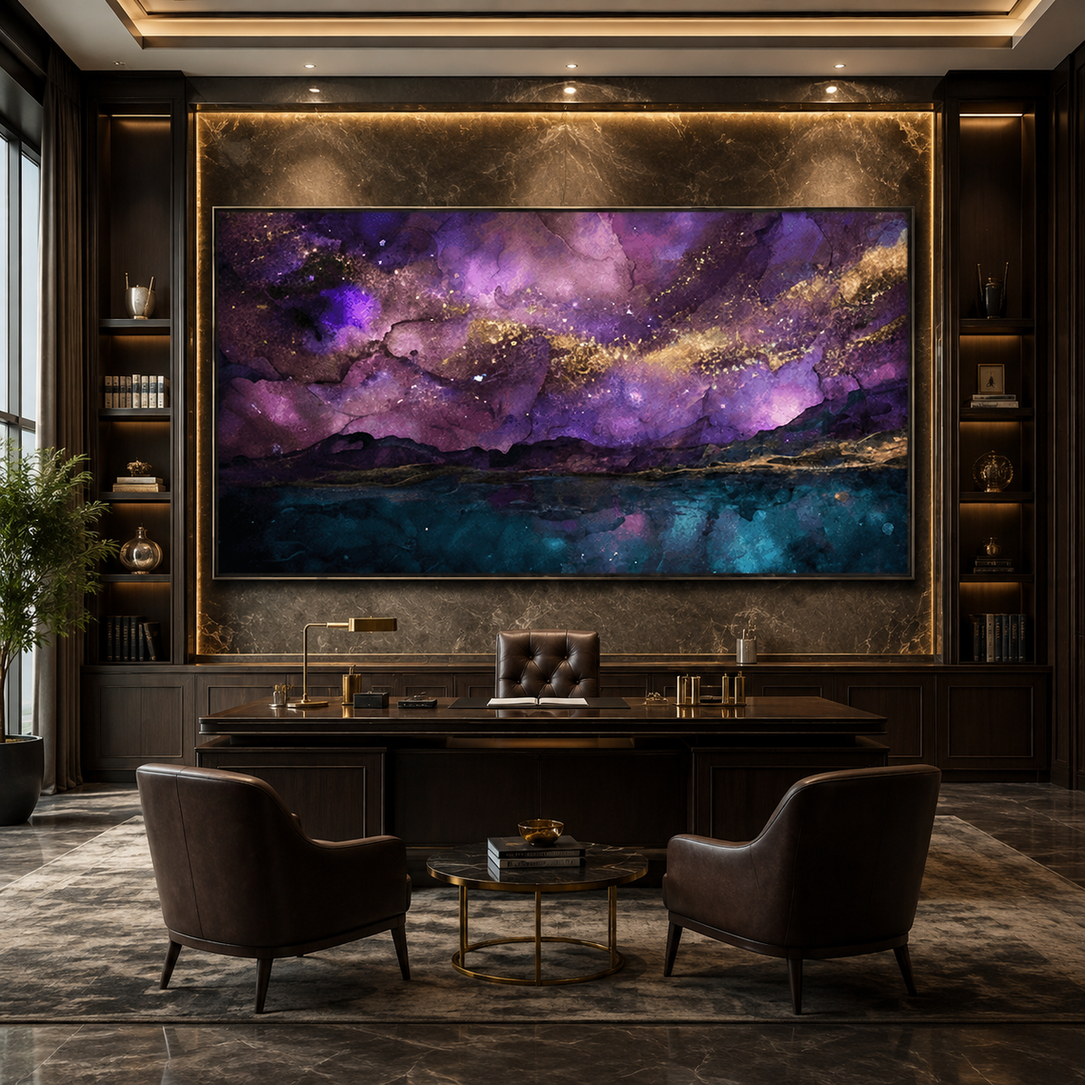 AVIORART Galaxy Flow Wall Art Canvas