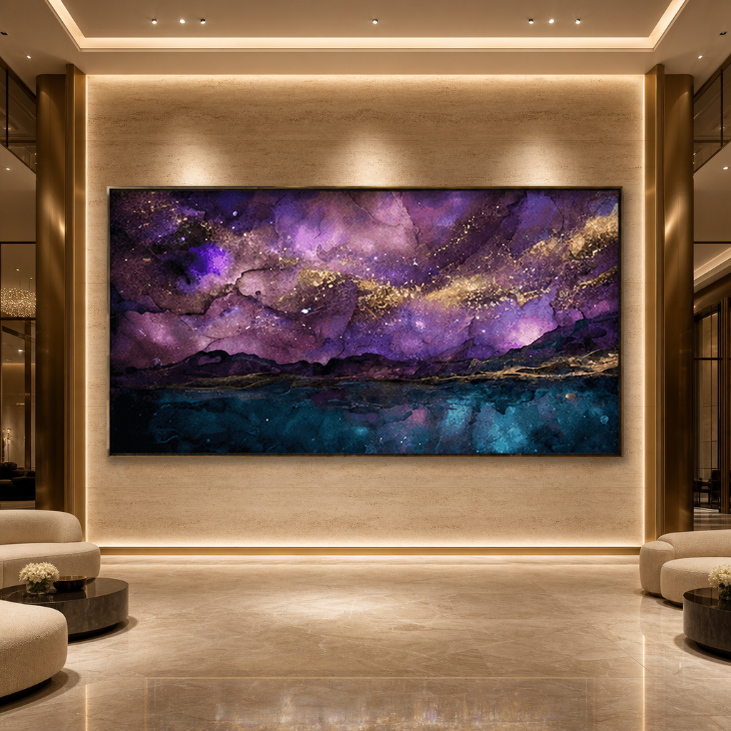 AVIORART Galaxy Flow Wall Art Canvas