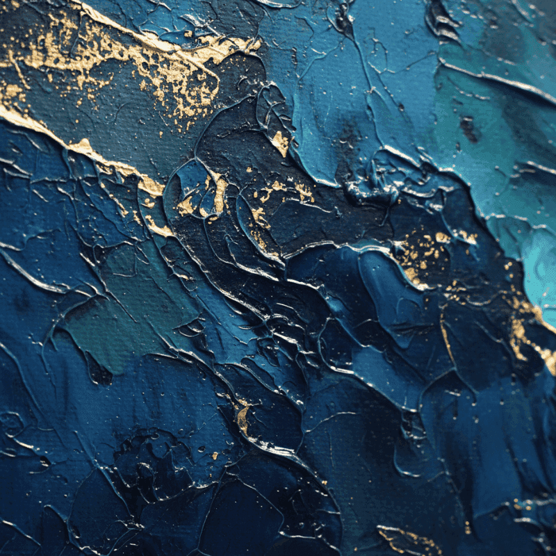 AVIORART Blue Abyss Wall Art Canvas