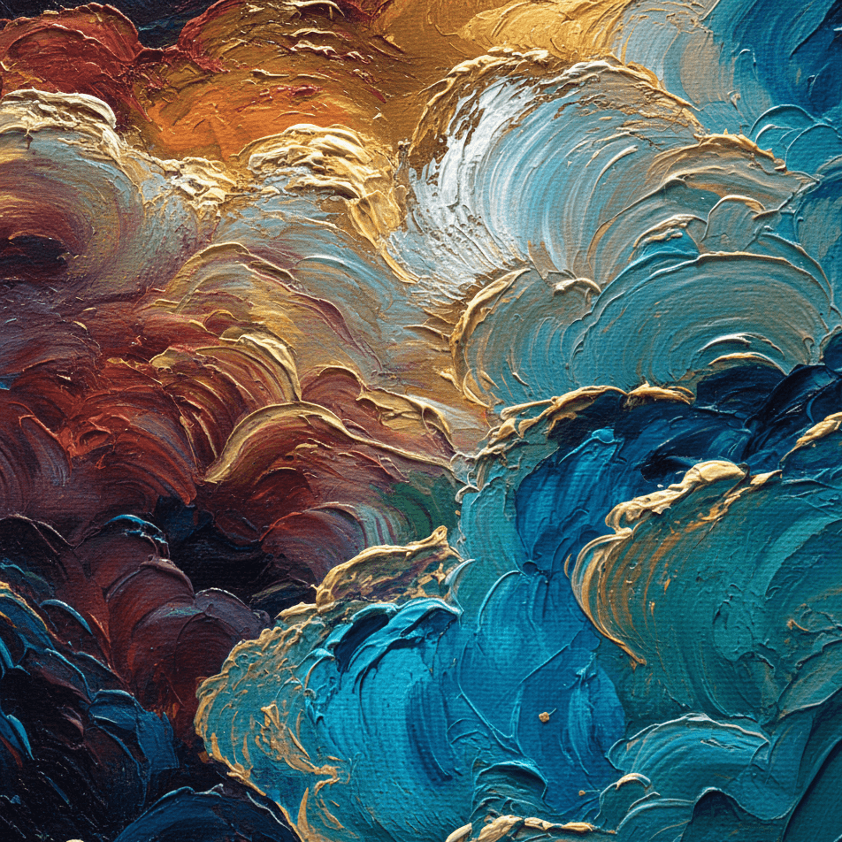 AVIORART Clouds of Creation Wall Art Canvas
