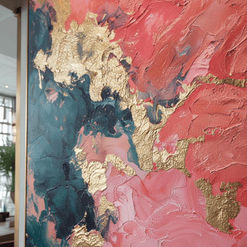 AVIORART Coral Clouds Wall Art Canvas