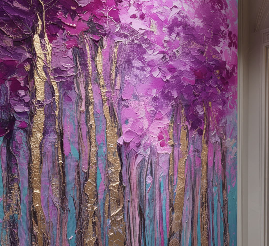 AVIORART Lavender Breeze Wall Art Canvas