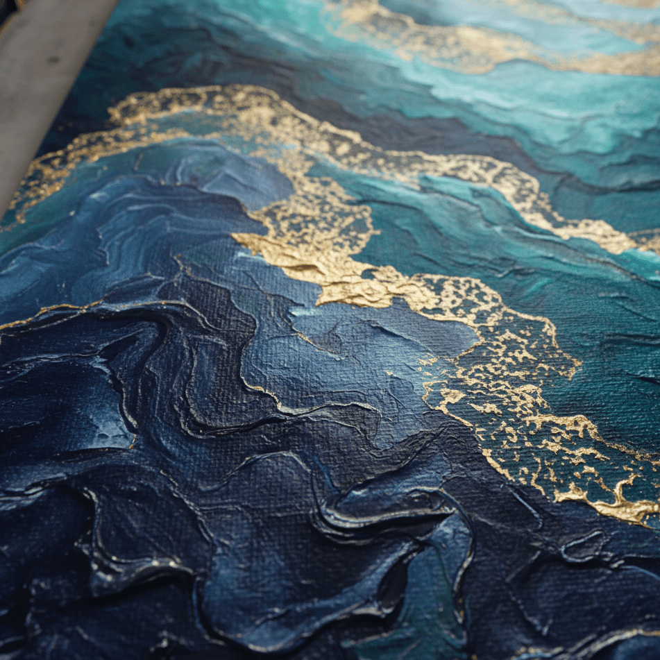 AVIORART Oceanic Veins Wall Art Canvas