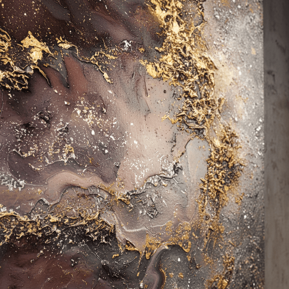 AVIORART Bronze Nebula Wall Art Canvas