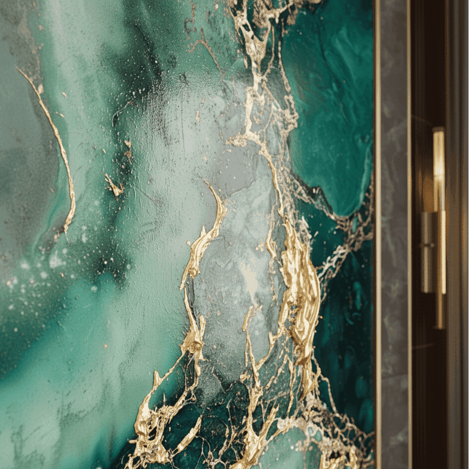 AVIORART Emerald Treasure Wall Art Canvas
