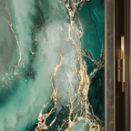 AVIORART Emerald Treasure Wall Art Canvas