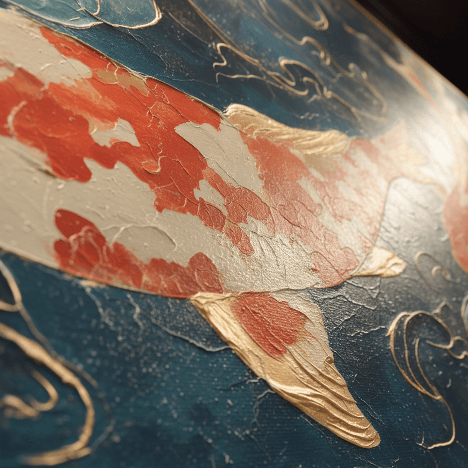 AVIORART Koi Fortune Wall Art Canvas