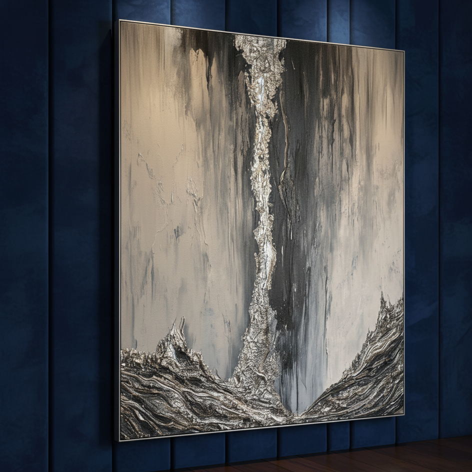 AVIORART Stone Waterfall Wall Art Canvas
