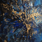 AVIORART Blue Supernova Wall Art Canvas