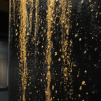 AVIORART Falling Gold Wall Art Canvas