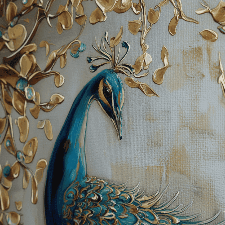 AVIORART Feathers of Fortune Wall Art Canvas