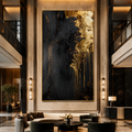 AVIORART Gold Falls Wall Art Canvas