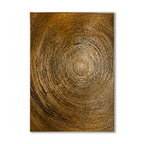 AVIORART Gold Orbit Wall Art Canvas