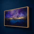 AVIORART Gold at Midnight Wall Art Canvas