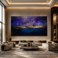 AVIORART Gold at Midnight Wall Art Canvas