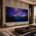 AVIORART Gold at Midnight Wall Art Canvas