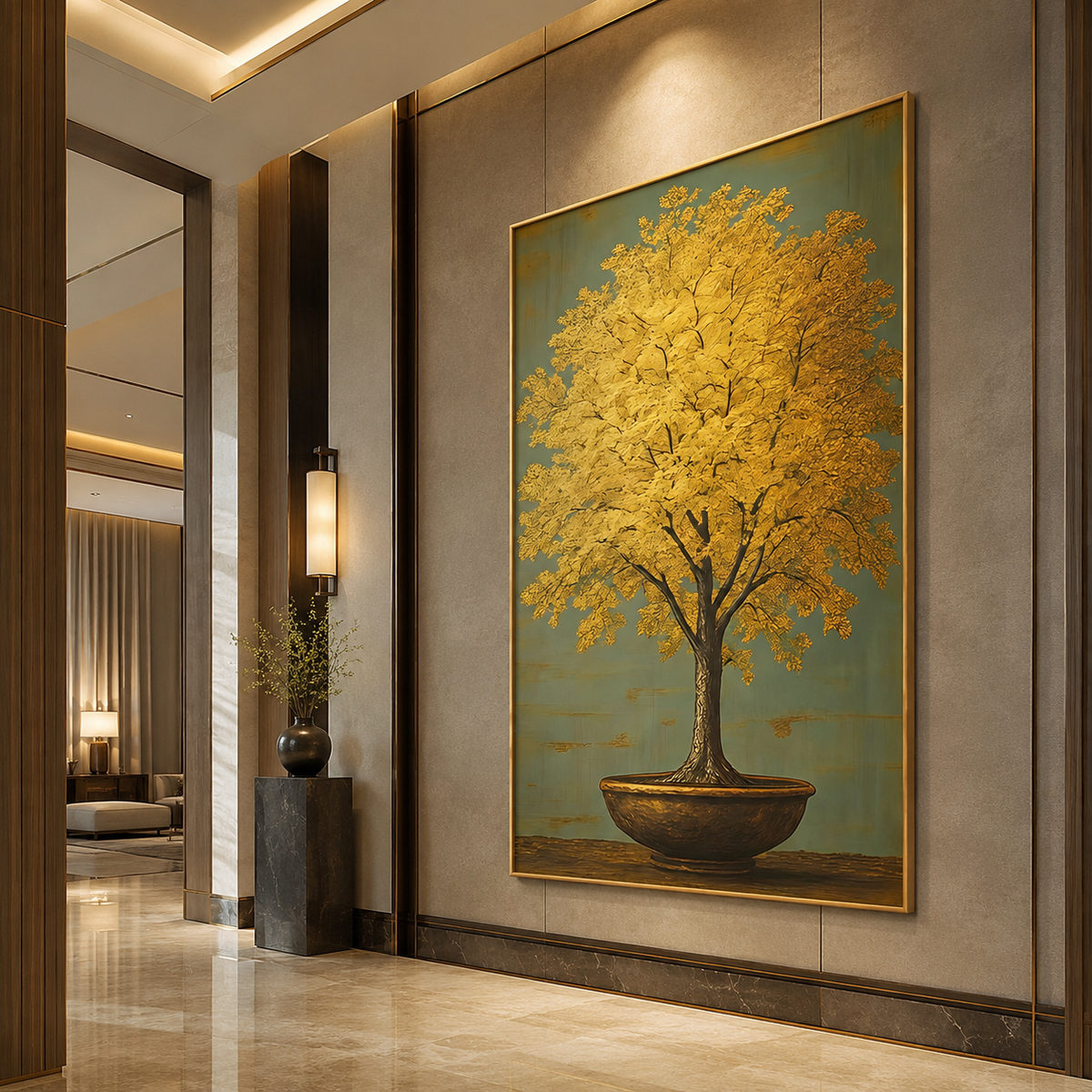 AVIORART Good Fortune in Life Wall Art Canvas