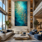AVIORART Go with the Flow Wall Art Canvas