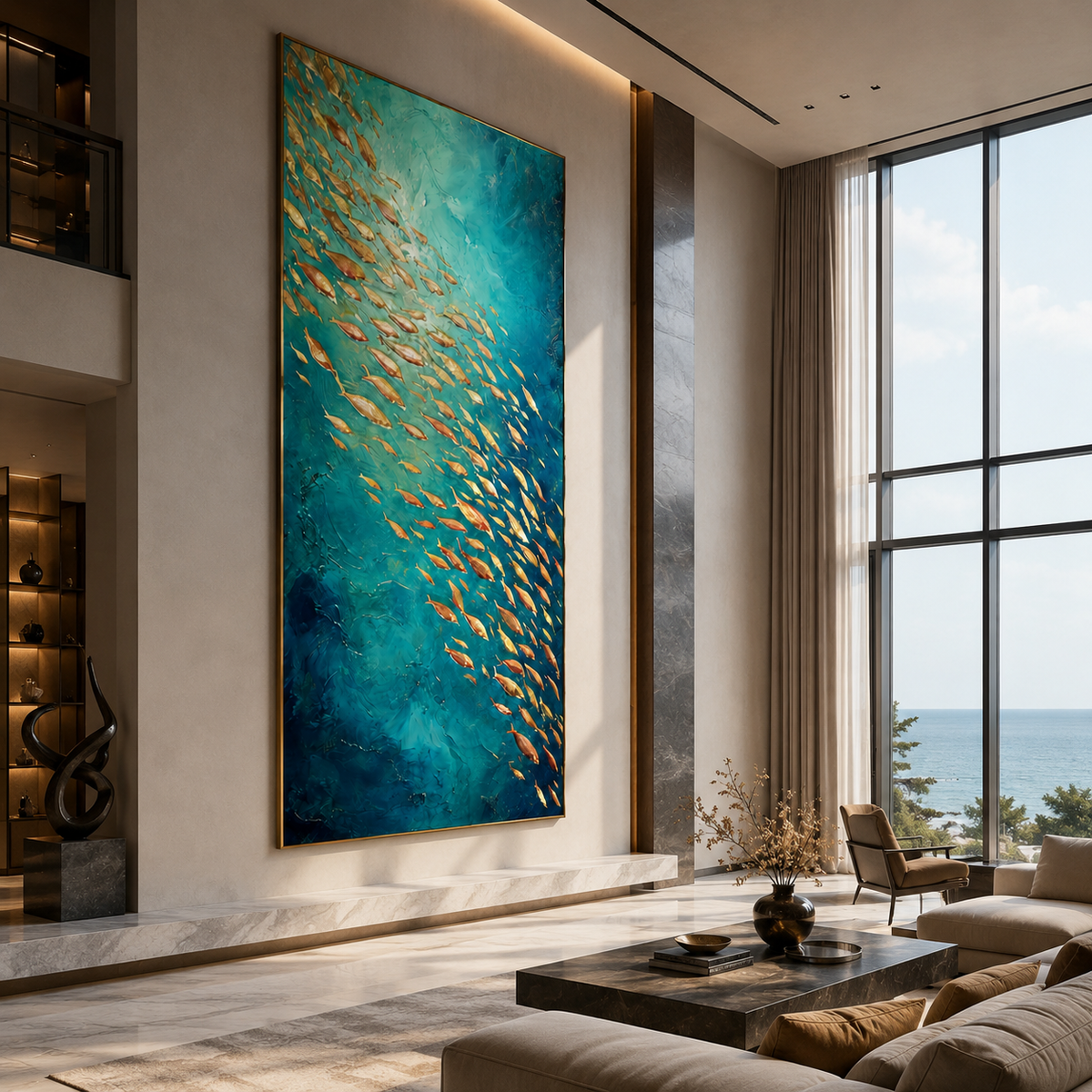 AVIORART Go with the Flow Wall Art Canvas