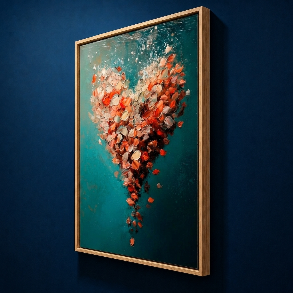 AVIORART Heartfelt Currents Wall Art Canvas