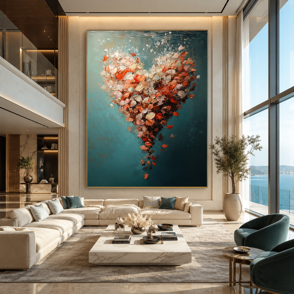 AVIORART Heartfelt Currents Wall Art Canvas